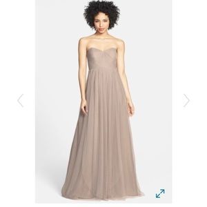 Jenny Yoo Annabelle Convertible Tulle Column Dress